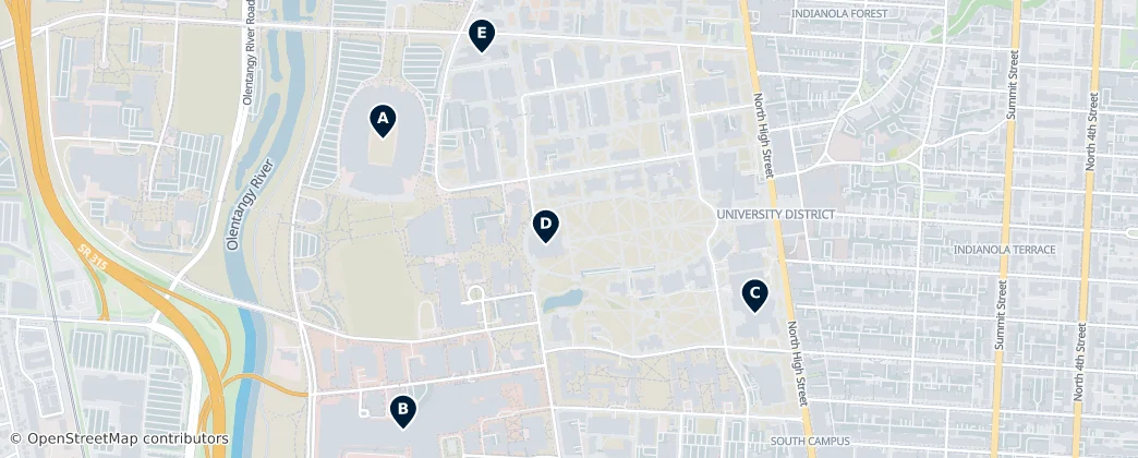 Map of University District District 4
