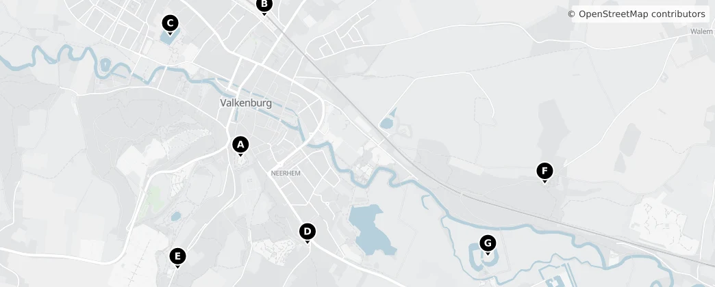 Map of Valkenburg