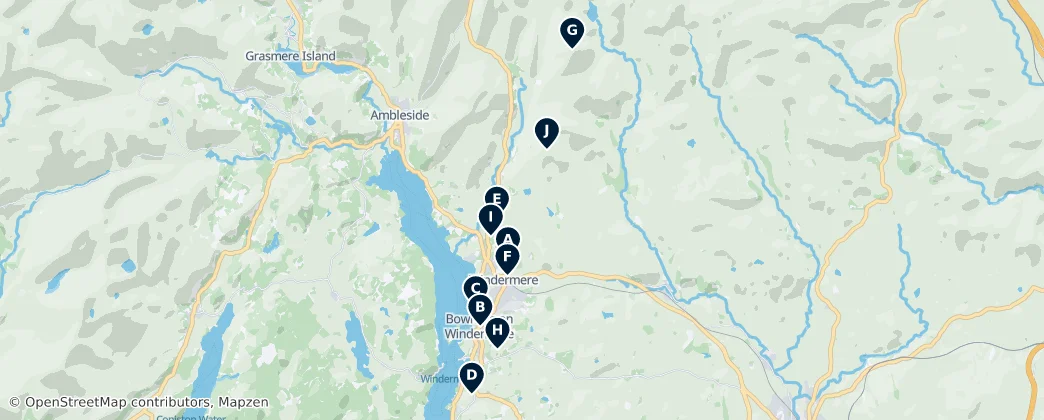 Map of Windermere