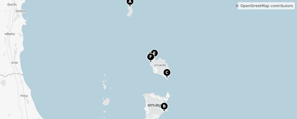 Map of Surat Thani