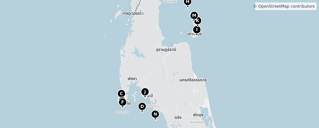 Map of Thailand