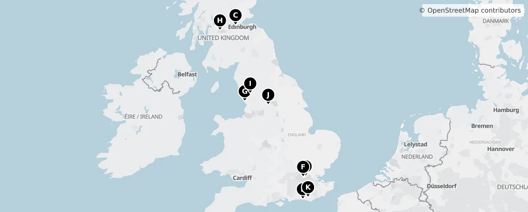 Map of United Kingdom