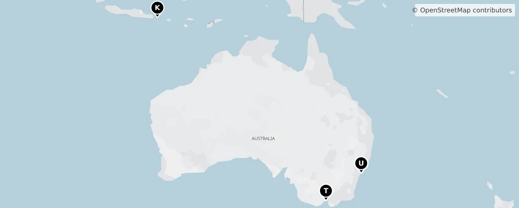 Map of Oceania