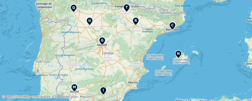 Map of Spain