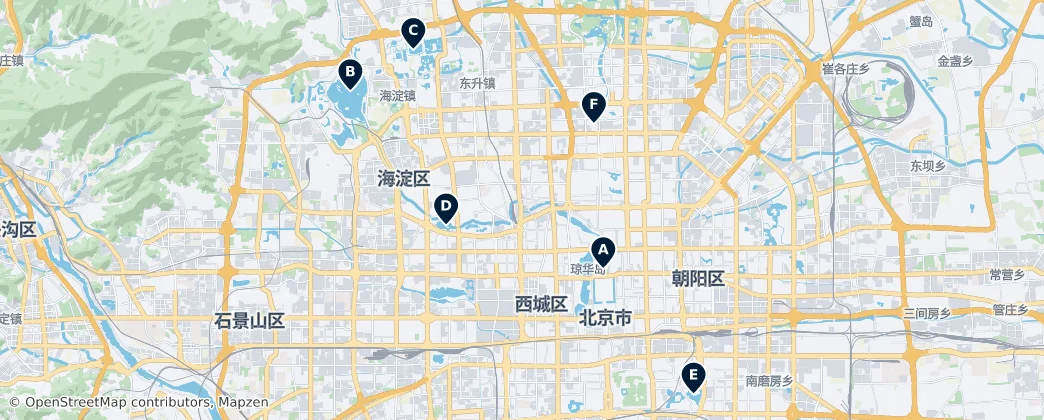 Map of Beijing