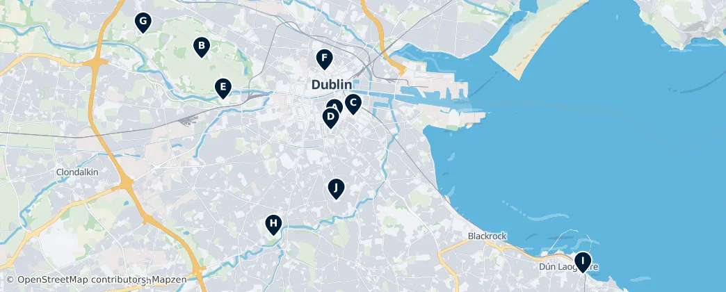 Map of County Dublin