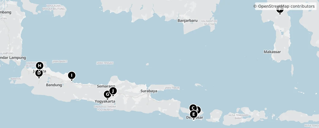 Map of Indonesia