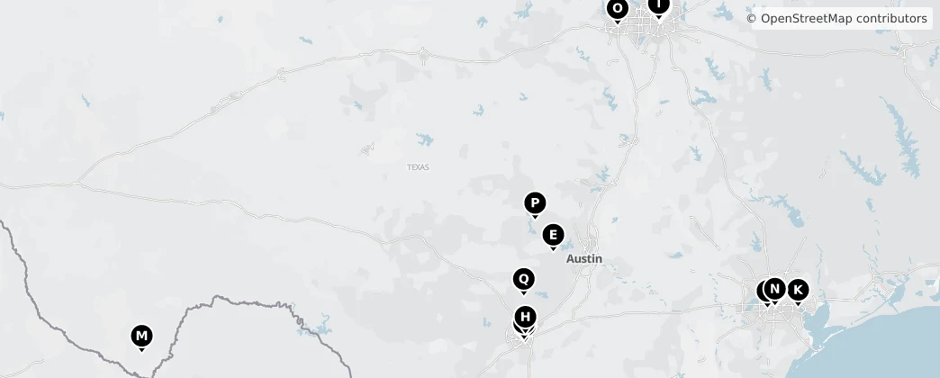 Map of Texas