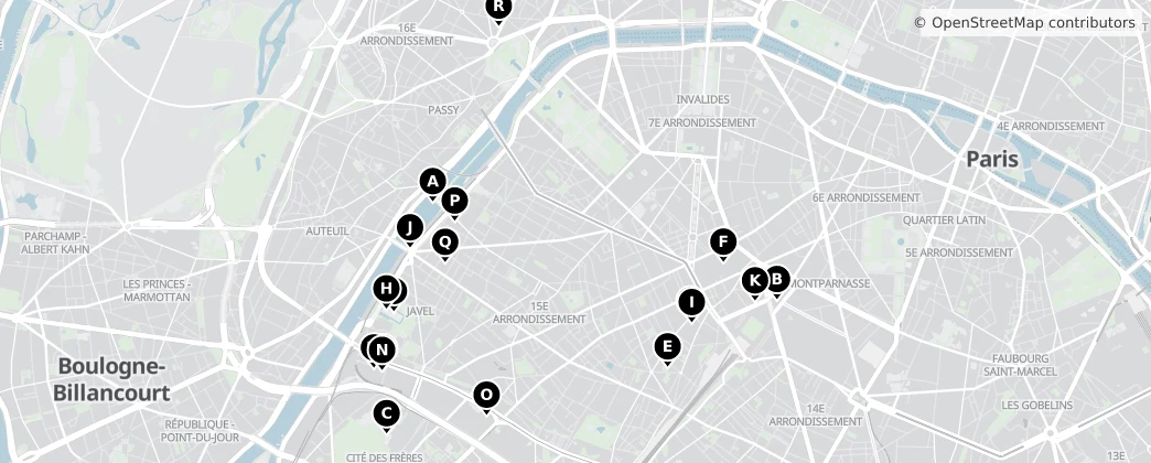 Map of 15. dzielnica Paryża
