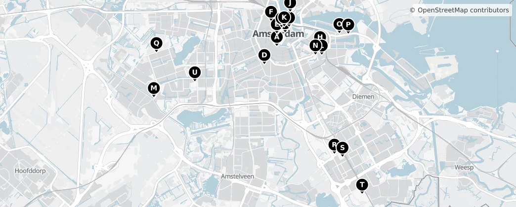 Map of Amsterdam