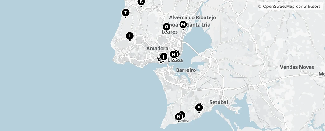 Map of Obszar Metropolitalny Lizbony