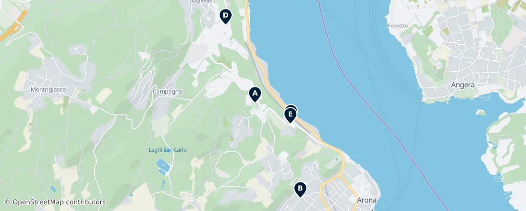 Map of Arona