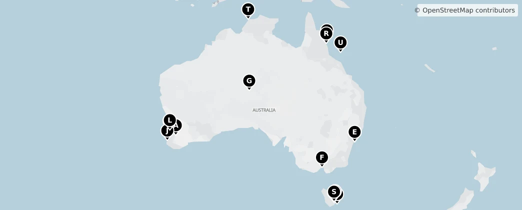 Map of Australia