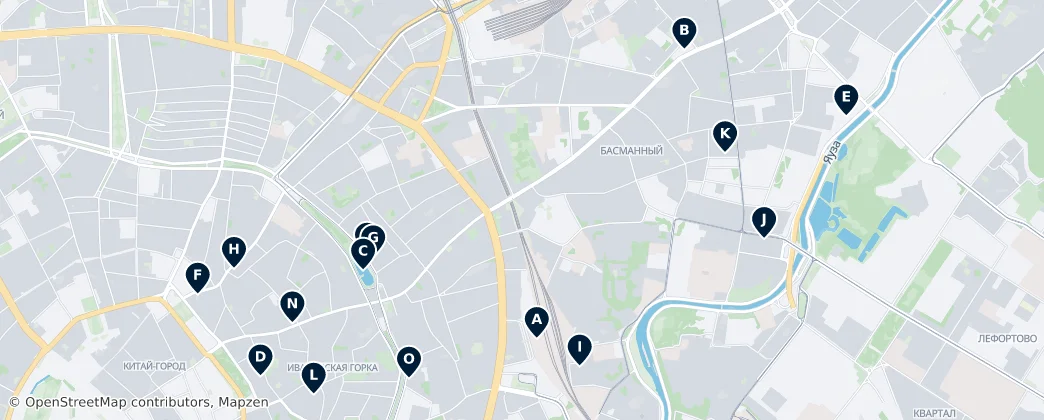 Map of Basmanny