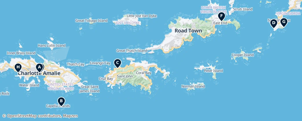 Map of Brytyjskie Wyspy Dziewicze