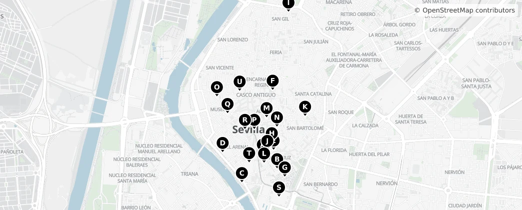 Map of Casco Antiguo