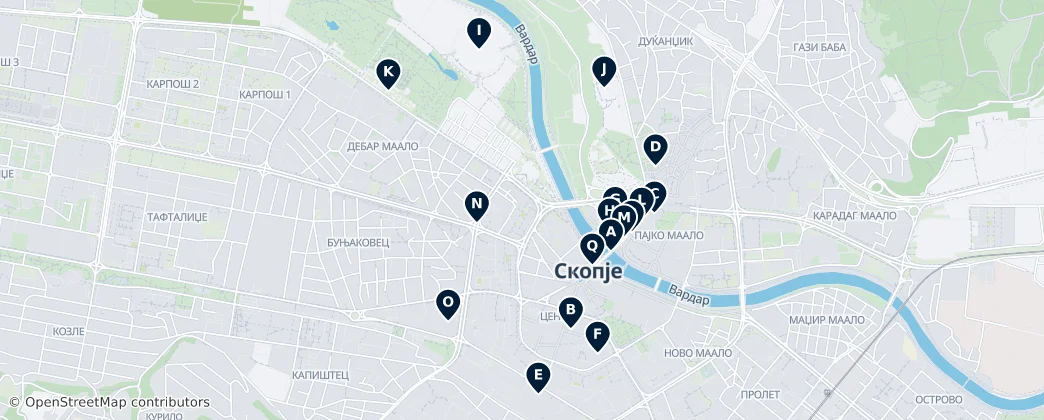 Map of Centar