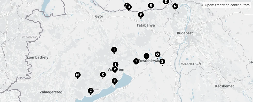 Map of Środkowy Kraj Zadunajski