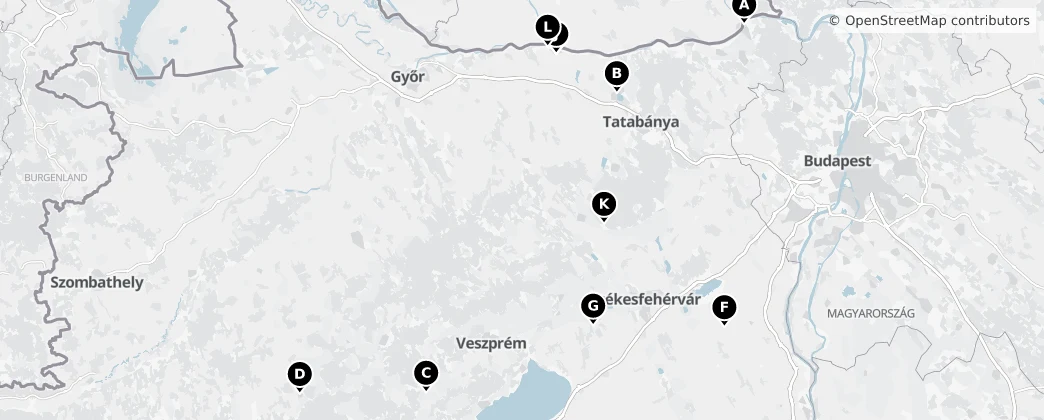 Map of Środkowy Kraj Zadunajski