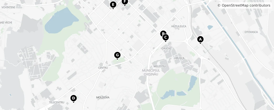 Map of Centru