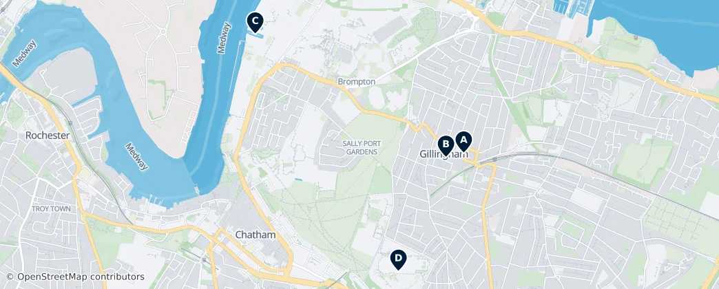 Map of Chatham