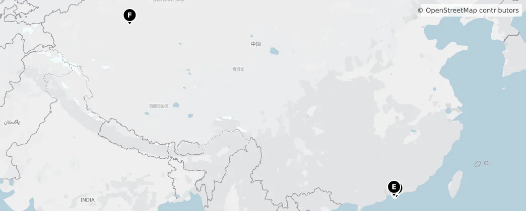Map of Chiny