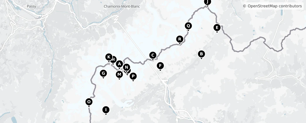 Map of Courmayeur