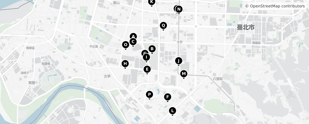 Map of Da’an
