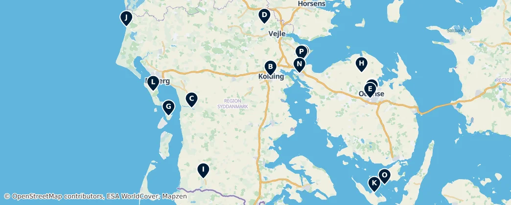 Map of Dania Południowa