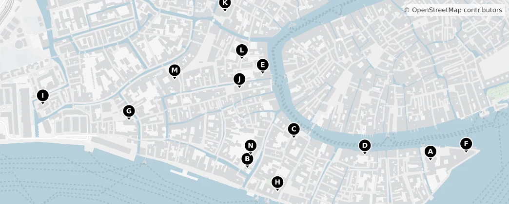 Map of Dorsoduro