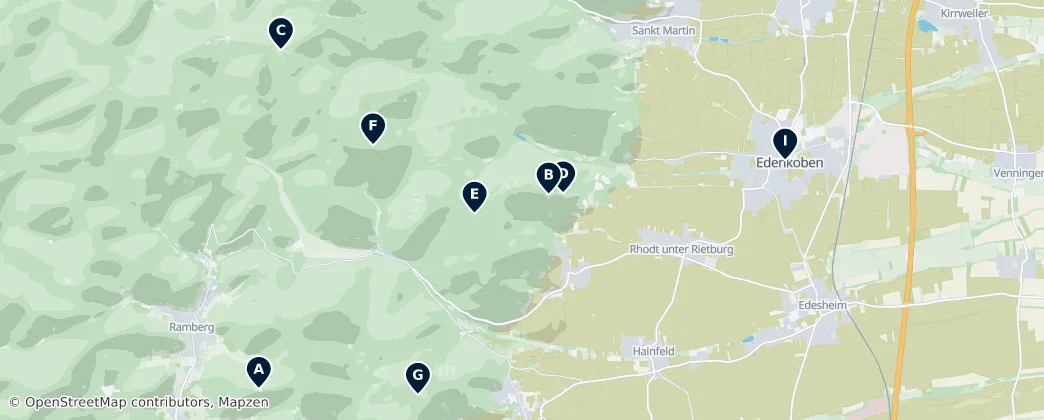 Map of Edenkoben