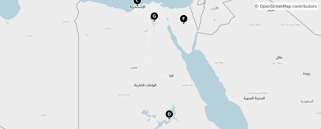 Map of Egipt