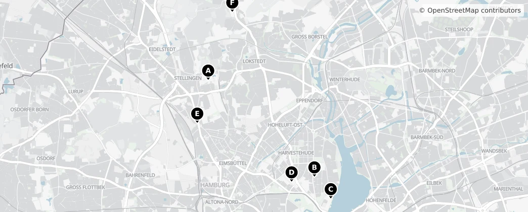 Map of Eimsbüttel
