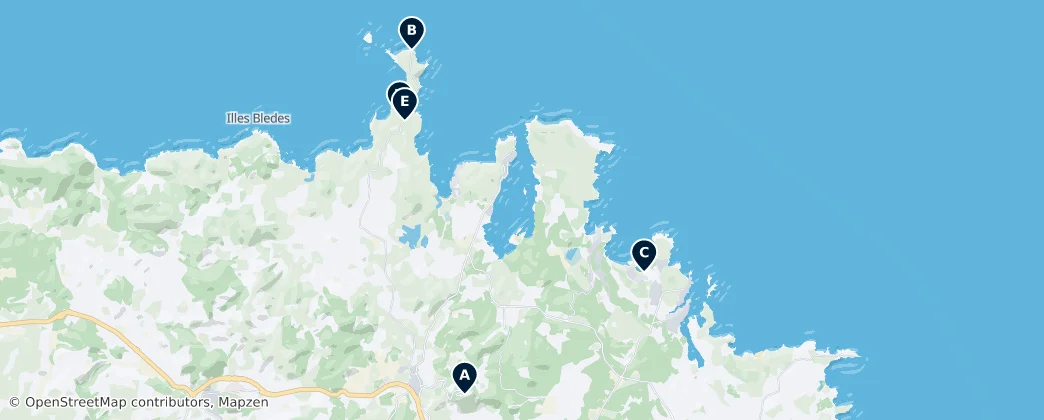 Map of Es Mercadal