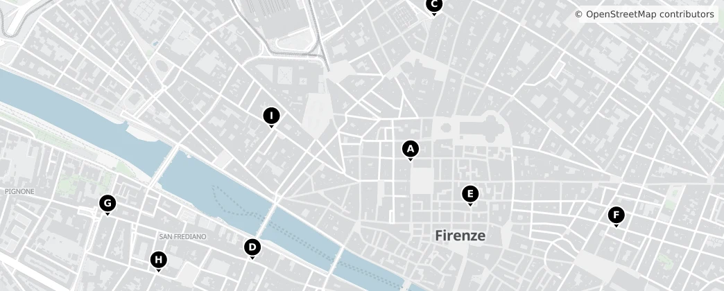 Map of Florencja