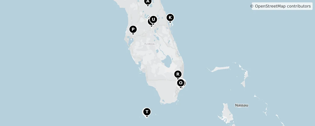 Map of Floryda