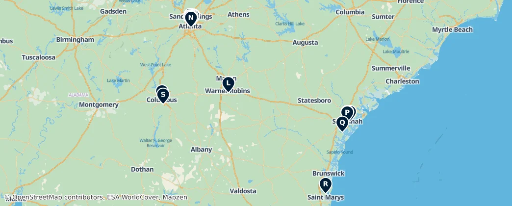 Map of Georgia
