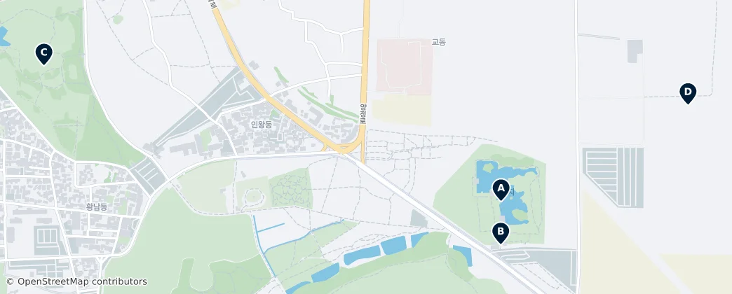 Map of Guhwang-dong