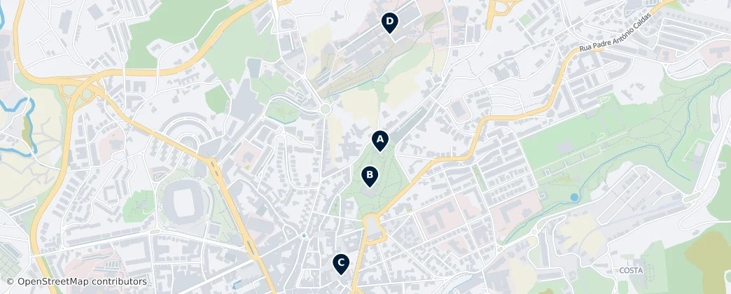Map of Guimarães