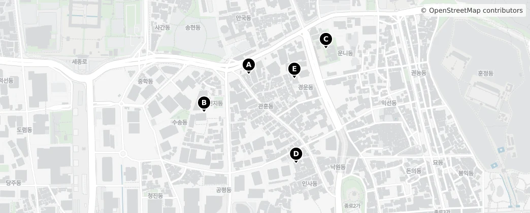 Map of Gwanhun-dong