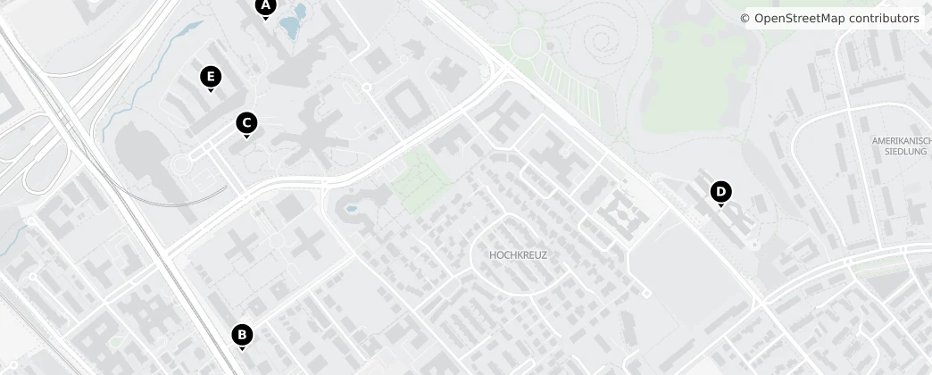 Map of Hochkreuz