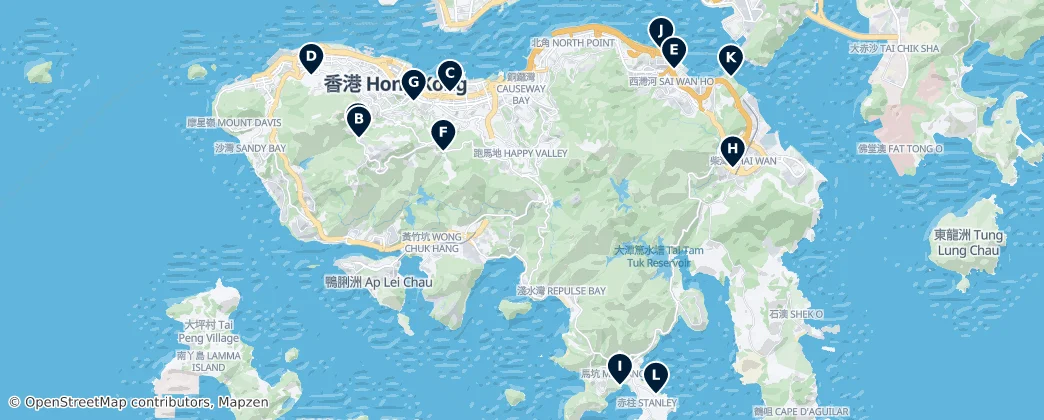 Map of Hongkong