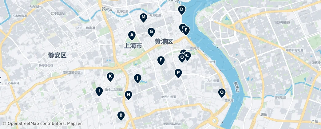 Map of Huangpu District