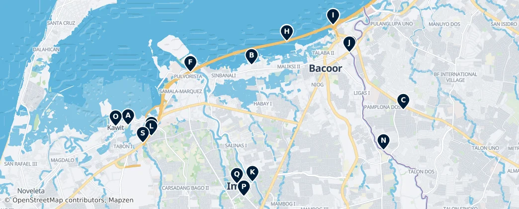 Map of Imus