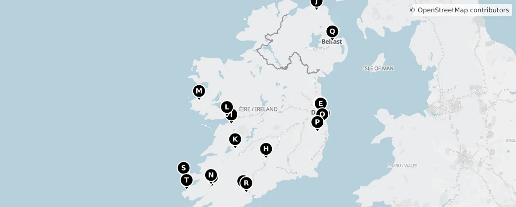 Map of Ireland