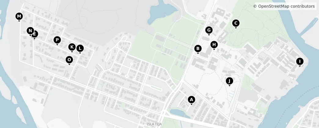 Map of Teja Island