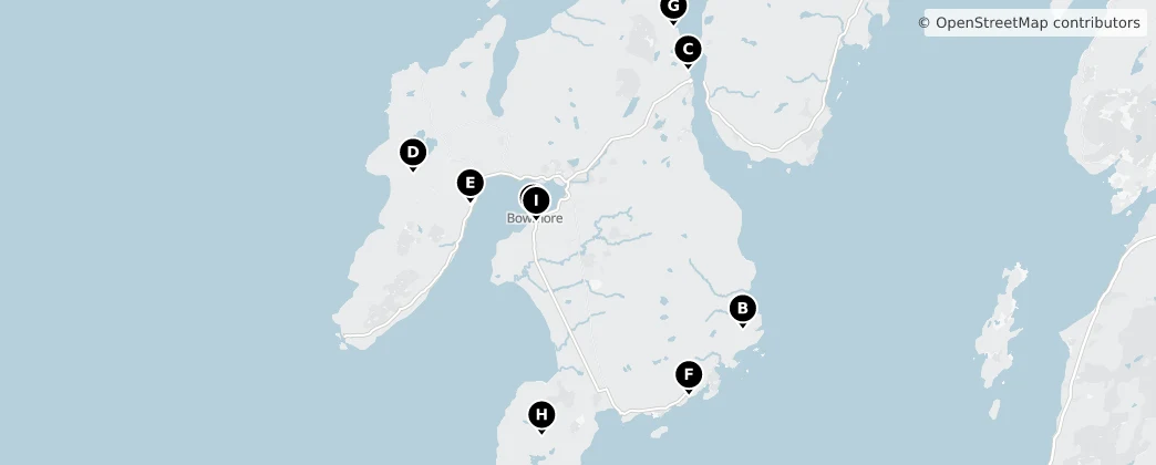 Map of Islay