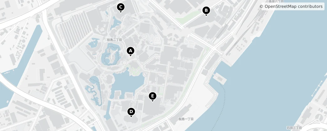 Map of Konohana