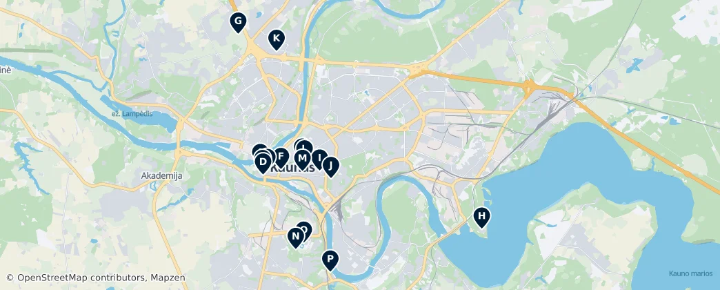 Map of Kowno