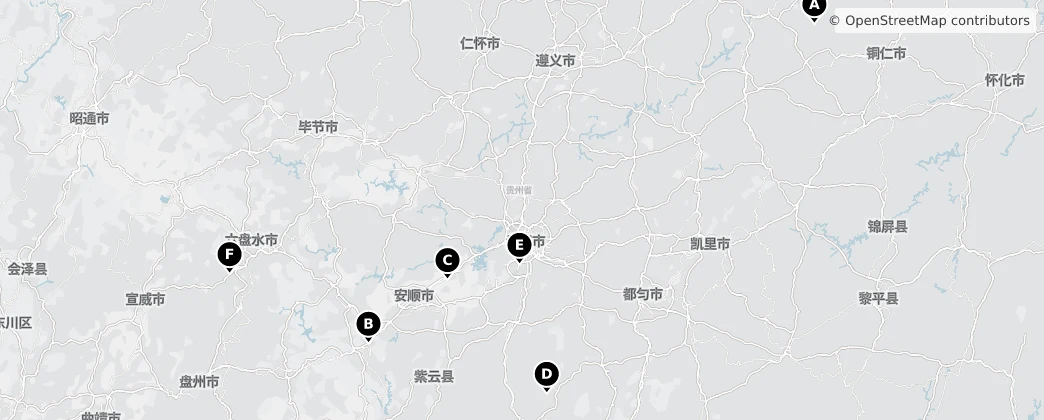 Map of Kuejczou